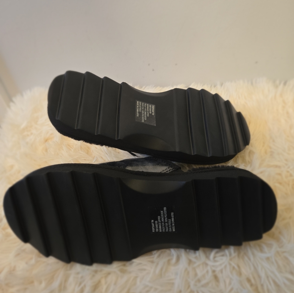 Wild Pair Womens Portiaa Faux Fur Slip On Slide Slippers Size 7 NIB - Picture 7 of 10